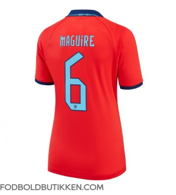 England Harry Maguire #6 Udebanetrøje Dame VM 2022 Kortærmet